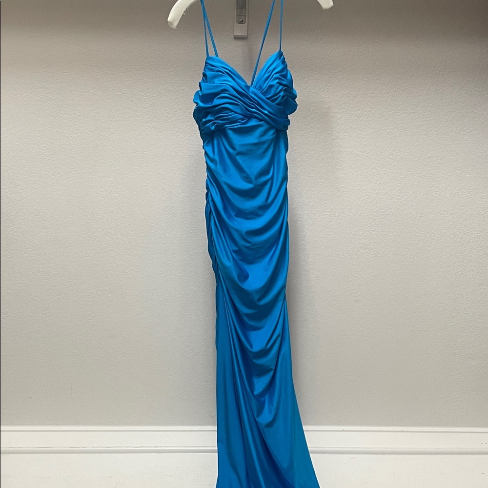Faviana Vibrant Blue Maxi Dress